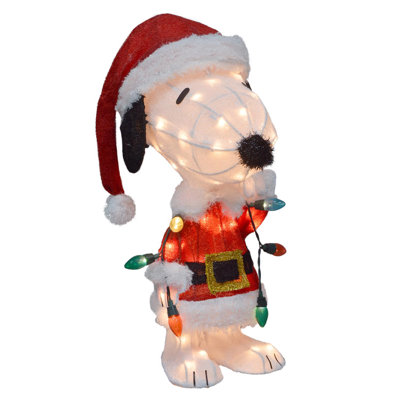 ProductWorks Peanuts 18in Peanuts LED PreLit Superhero Snoopy